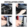 Motorcycle Detachable Passenger Sissy Bar Backrest with Cushion Pad Compatible