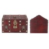 Treasure Chest Storage Box with Combination Lock Handcraft Exquisite Wood