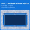 Pool Water Bags,5 Pack 8ft Heavy Duty Double Chamber Water