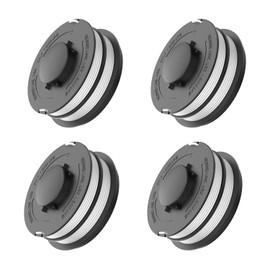 XIJIANG 4 x grass trimmer thread spool, diameter 1.65 mm, 10 m trimmer replacement spool thread, autofeed nylon spools for Einhell electric grass trimmer GC-ET 4530