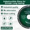 LEONTOOL 5 Packs 4 Inch Indestructible Disc for Grinder 7/8"