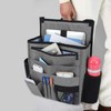 LUXJA Car Front Seat Organizer with Laptop and Tablet Storage