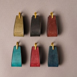 UNROOF Genuine Leather Pueblo Key Holder, Premium Leather Key Case for Smart Storage of Keys, Greigio