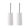 Juego de 2 Cepillo para Sanitario con Base, 37cm Blanco