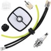Podoy SRM210 Air Filter RePower Kit with Spark Plug Primer