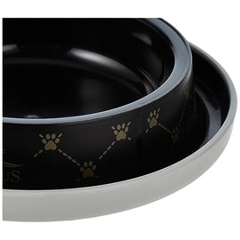 Moderna Products Plato para Gato -Trendy Dinner Luxurious Pet Negro Chico 210 ml