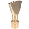 Brass Narrow Fan Jet Water Fountain Nozzle Spray Head Adjustable