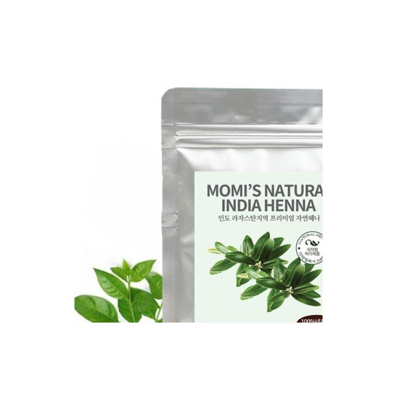 Momis Natural India Henna 100g, Natural Dark Brown, 1 Piece
