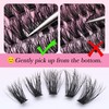 Sultrya 50D+60D 280pcs Fluffy DIY Eyelash Extensions Cluster Lashes False