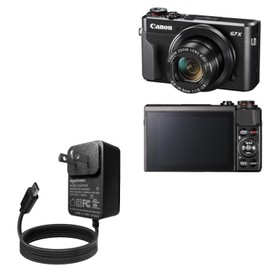 BoxWave Charger Compatible with Canon PowerShot G7 X Mark III - Wall Charger Direct (15W), Rapid Charge Your Device with Built-in 6ft Cable