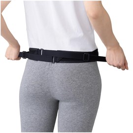 Lumbar Pelvic Belt, Supporter, Unisex, Sports, Work, Golf, Tennis, Fixed Power, Unisex, 23 Years Model, black slim type