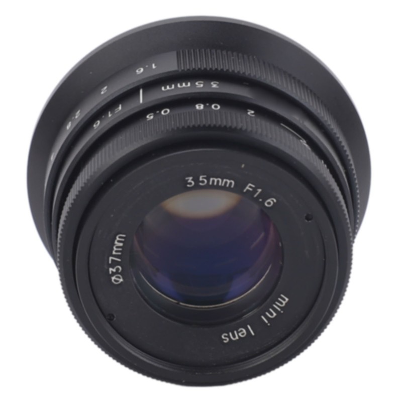 35mm F1.6 Large Aperture Manual Focus Fixed Prime Lens Wide