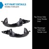 TRQ TRQ Inner Fender Liner Set Compatible with 2007-2011 Nissan