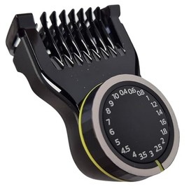 Adjustable Beard Comb Attachment, Beard Comb Attachment with 20 Length Settings (0.4-10mm) Compatible with OneBlade QP6507 QP6530 QP6531 QP6532 QP6541 QP6542 QP6551 QP6552 QP6651 QQP66 52 QP401