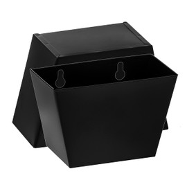 HAIICEN Black Beer Bottle Cap Catcher Wall Mounted Bottle Cap Collector Stainless Steel 5'' (Pack of 2)