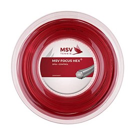 MSV Focus-Hex String Reel - Red, 1.23 Mm