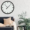 FUCHU 19-inch Large Wall Clock with High Torque Movement