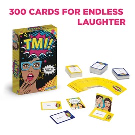 TMI - Fun Party Card Game with Suggestive Humor - Don't Go There, Too Much Information - for Ages 17+ - with 4 or More Players