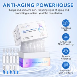 3% Hyaluronic Acid Serum, Ultra-Hydrating Vials Hyaluronic Tubes, Wake Nature Perfection Hyaluronic Acid for Face, Ultra Hydrating Serum