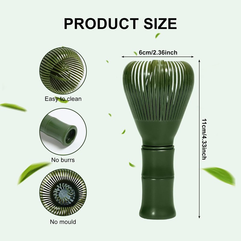 Reusable PP Resin Matcha Whisk, Matcha Whisks, Japanese Tradition Matcha