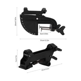 Hapivida Boat Motor Bracket, 12V Electric Motor Thruster Bracket Boat Bracket Hinge Assembly Electric Outboard Motor Stent for Inflatable Boat Kayak