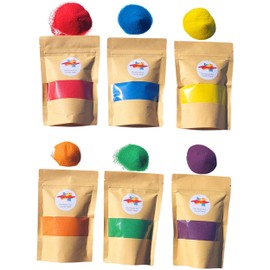 The Wood Etch - Natural Colored Sand for Arts and Crafts, Sensory Bin, Play Sand, Home Decor, Aquarium, Colored Sand Kit, Sand Art for Kids, Colored Sand for Sand Art, Versatile, and Clump-Free for Easy Handling, Colored Sand for Kids (3 LB)