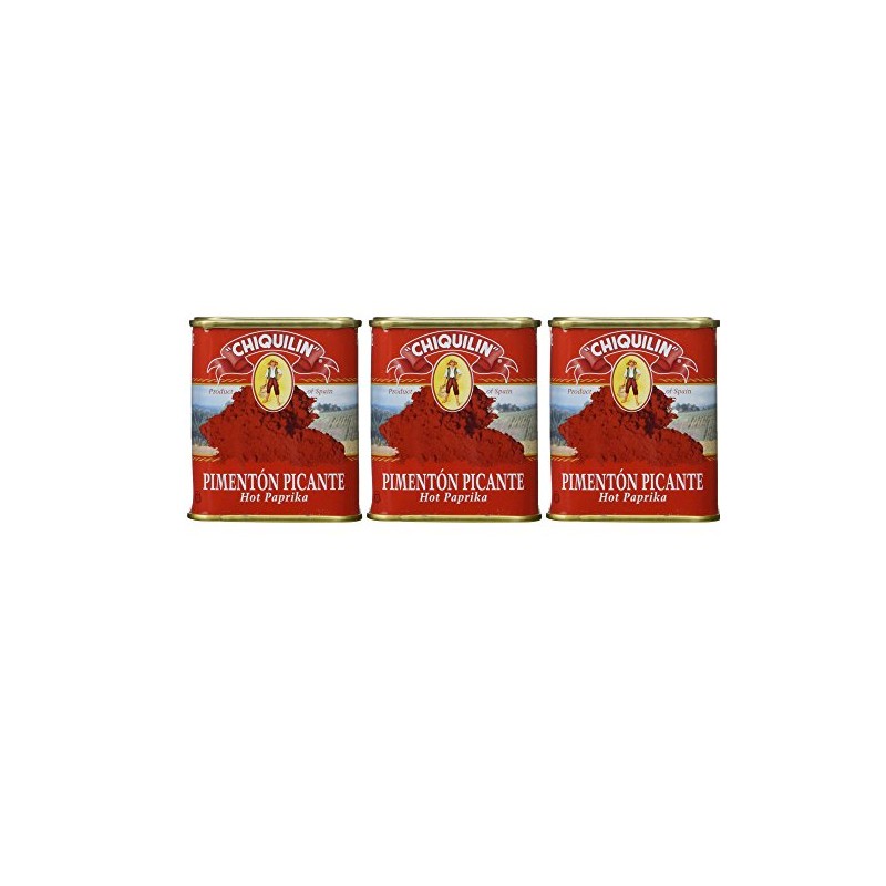 Chiquilin Hot Paprika, 2.64 oz - Pack of 3