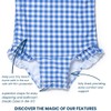 Coast & Crest One Piece Swimsuit Blue Gingham 2T