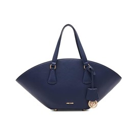 Anne Klein Small Curved Tote with Covertible Strap, Midnight