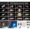 skylightauto 14pcs LED Premium Blue Light Interior Package Deal for