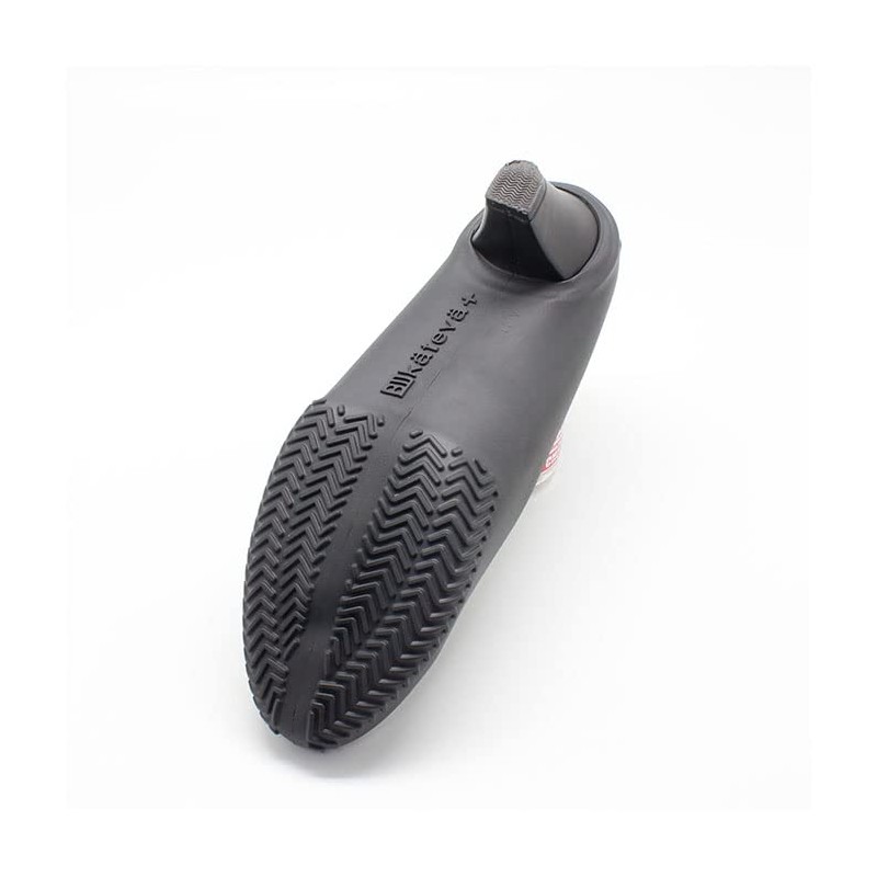 Paradec Cateva Plus Heel Shoe Cover, Charcoal Black, Size: Approx.