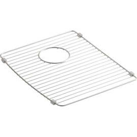 Kohler Deerfield Sink Right Basin Sink Rack, Stainless Steel, 15-3/8" X 13-1/16"