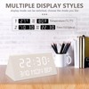 Kogonee Wooden Digital Alarm Clock, 0-100% Dimmer, 2 Alarm Settings,