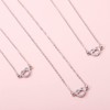 3/4/6Pcs Bridesmaid Necklace for Women Bridesmaid Gifts Tie The Knot