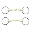 Enwye Horse Mouth Bit Stainl Steel Middle Rubber Flavour Loose