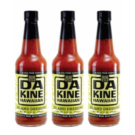 Da Kine Hawaiian Island Vinaigrette Dressing (Island Vinaigrette 3-Pack)