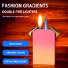 Butane Torch Lighter - Dual Flame, Jet Torch, Windproof, Refillable,