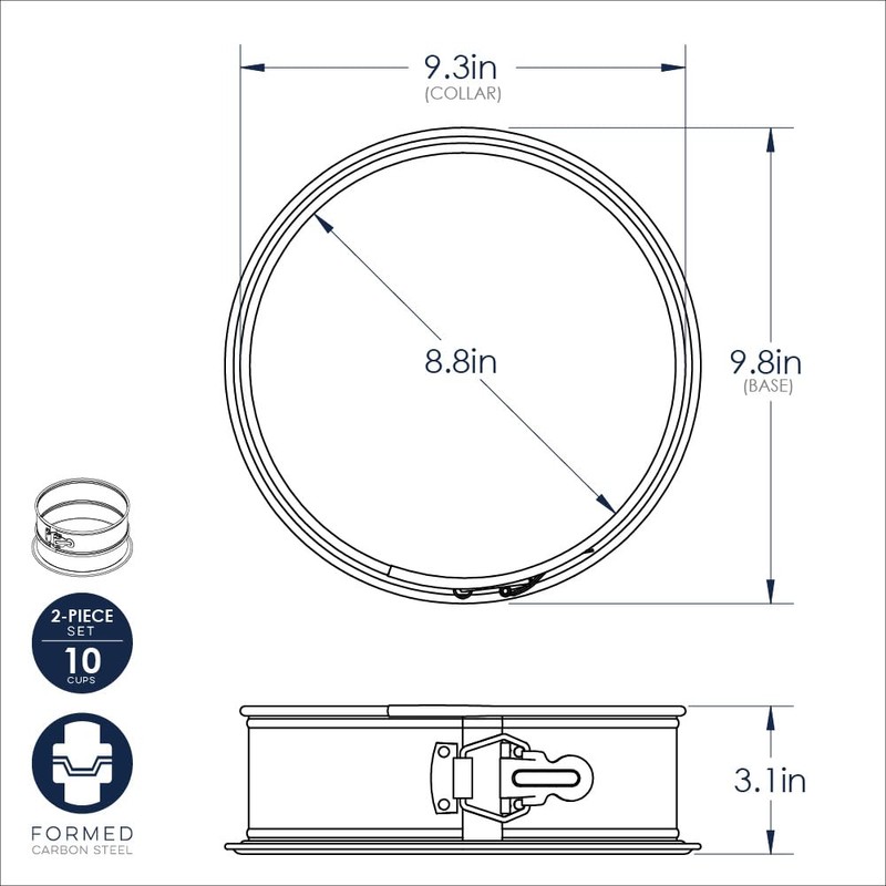 Nordic Ware Springform, 9 Inch, Twilight Blue