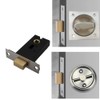 Deadbolt Lock Solid Brass Latch Deadlock Stainless Steel Plate Internal