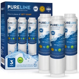 Pureline GSWF Replacement for GE GSWF, Kenmore 46-9914, 469914, 9914, Refrigerator Water Filter - Reduces Bad Taste & Odor