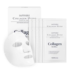 WELLDERMA Sapphire Colágeno Hydro Essential Mascarilla 10 Hojas Calmante Piel Calmante