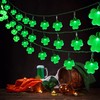 ODEETRONIC 2 Sets Shamrock String Lights, Total 32.8ft 100 LED
