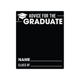 Advice for Grad Blackboard Style Photo Prop