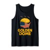 Golden Dome Hair Shield USA Satire Tank Top