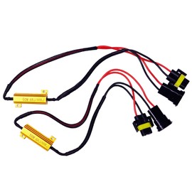 PA 2 resistencias H8 H11 de 50 W, 6 ohm/10 ohmios Canbus Fixer LED de código de error resistencia de carga