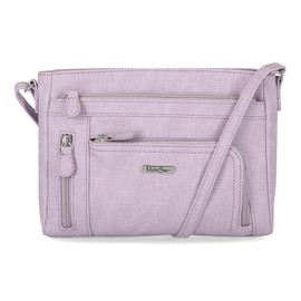 MultiSac Women's Summerville East West Crossbody Bag Cross Body, Digital Lavendar