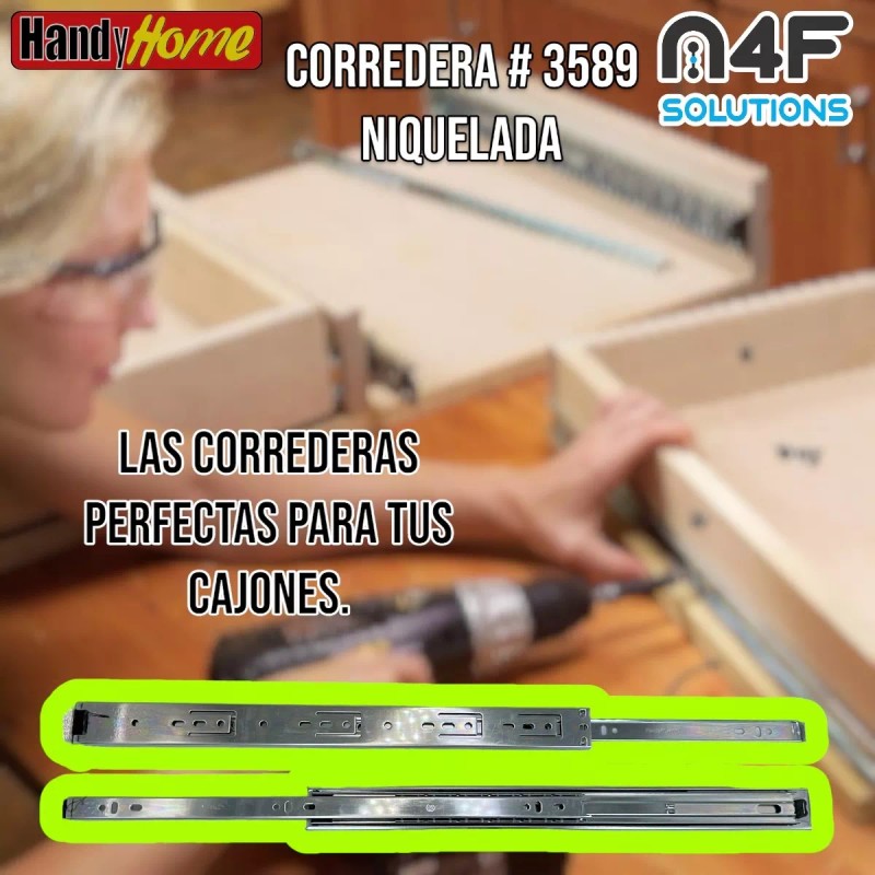 Handyhome Corredera Cajón Handy Home 40cm X 3.5cm 1 Paquete