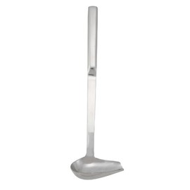 WINCO Spout Ladle, 1-Ounce, Stainless Steel