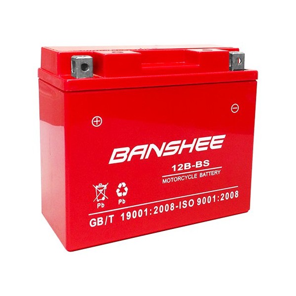 Banshee GT12B-4 Replacement 04-10' Kawasaki ZX1000-C, Ninja ZX-10R Motorcycle Battery