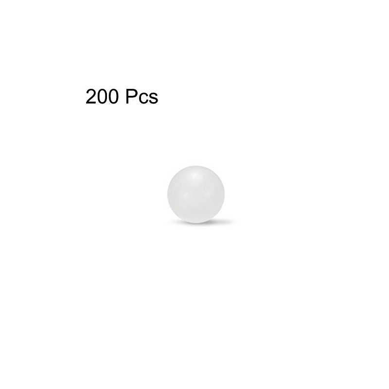 sourcing map 4mm PP Solid Plastic Balls, Precision Bearing Ball